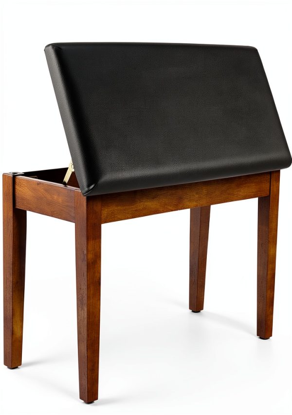 Keyboard Bench SONGMICS Duo Ink Black Leather-0