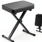 RIVVTA Upgrade Keyboard Bench Black Cast Iron-0