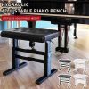 Lumizone Piano Bench A-Black Musical Instrument Furniture-7