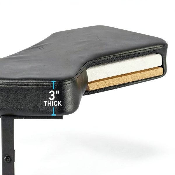Ramzi Modern Acacia Piano Bench for Musicians-4