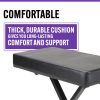 OnStage Keyboard Bench Black Plastic-2
