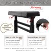 Lumizone Piano Bench A-Black Musical Instrument Furniture-3