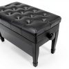 CPS Imports Black Keyboard Bench for Musicians-2