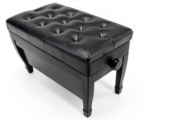 CPS Imports Black Keyboard Bench for Musicians-2