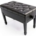 CPS Imports Black Keyboard Bench for Musicians-0