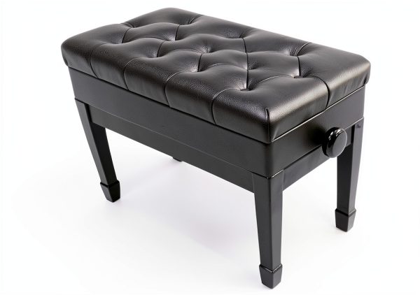 CPS Imports Black Keyboard Bench for Musicians-0