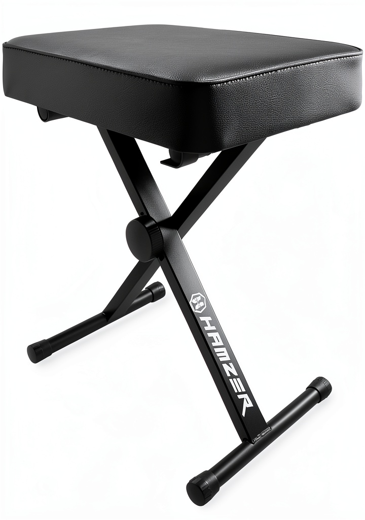 'Hamzer X-Legged Piano Bench'