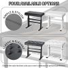 Lumizone Piano Bench A-Black Musical Instrument Furniture-6