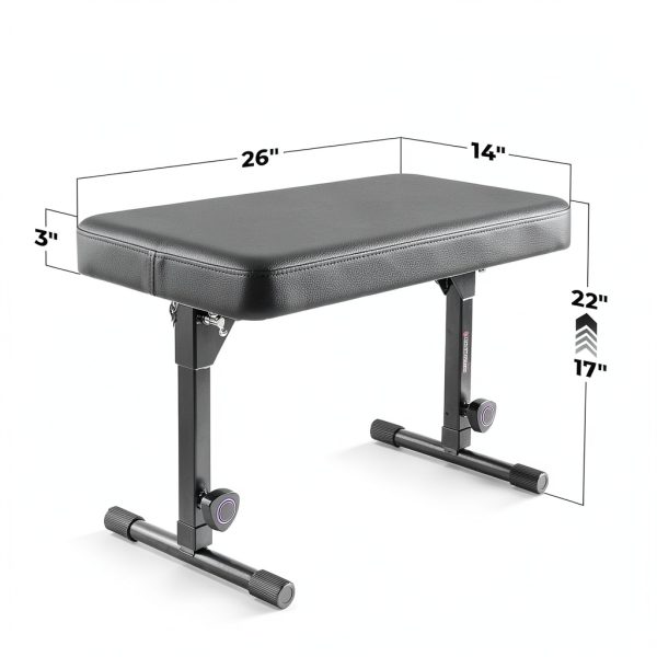 Liquid Stands Keyboard Bench Black Natural/Unfinished-1