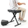 RIVVTA Upgrade Keyboard Bench Black Cast Iron-6