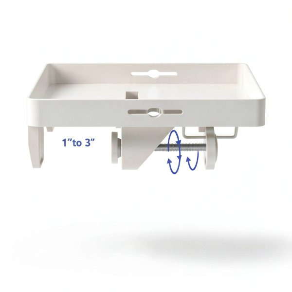 AUZONIMICS Premium Hard Recycle Plastic Bedside Shelf-6