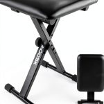AODSK Keyboard Bench Black PU Leather-0