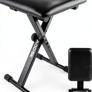 AODSK Keyboard Bench Black PU Leather-0