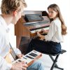 FKEBGDSU Keyboard Bench Black Metal-1
