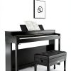 Donner Adjustable Piano Bench for Musicians-5