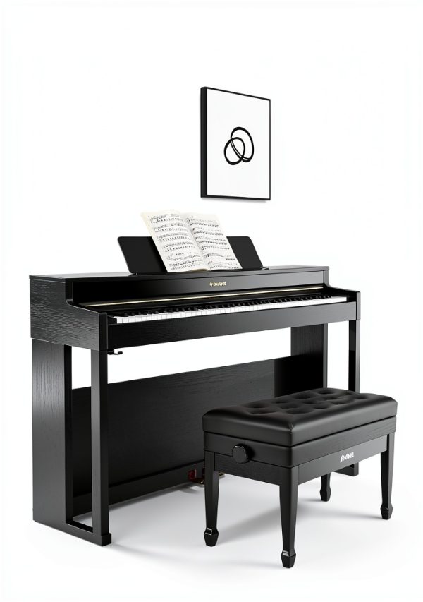 Donner Adjustable Piano Bench for Musicians-5