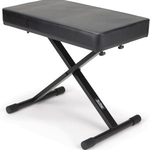 OnStage Keyboard Bench Black Plastic-0
