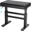 Lumizone Piano Bench A-Black Musical Instrument Furniture-0