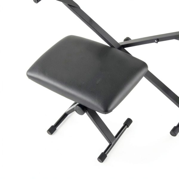 AODSK Keyboard Bench Black PU Leather-2