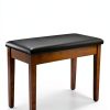 Keyboard Bench SONGMICS Duo Ink Black Leather-2