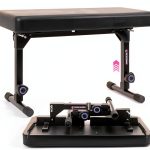 Liquid Stands Keyboard Bench Black Natural/Unfinished-0