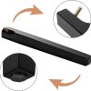 Bonnlo Black Wooden Keyboard Bench for Musicians-7