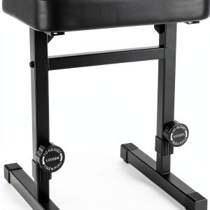 Ramzi Modern Acacia Piano Bench for Musicians-0