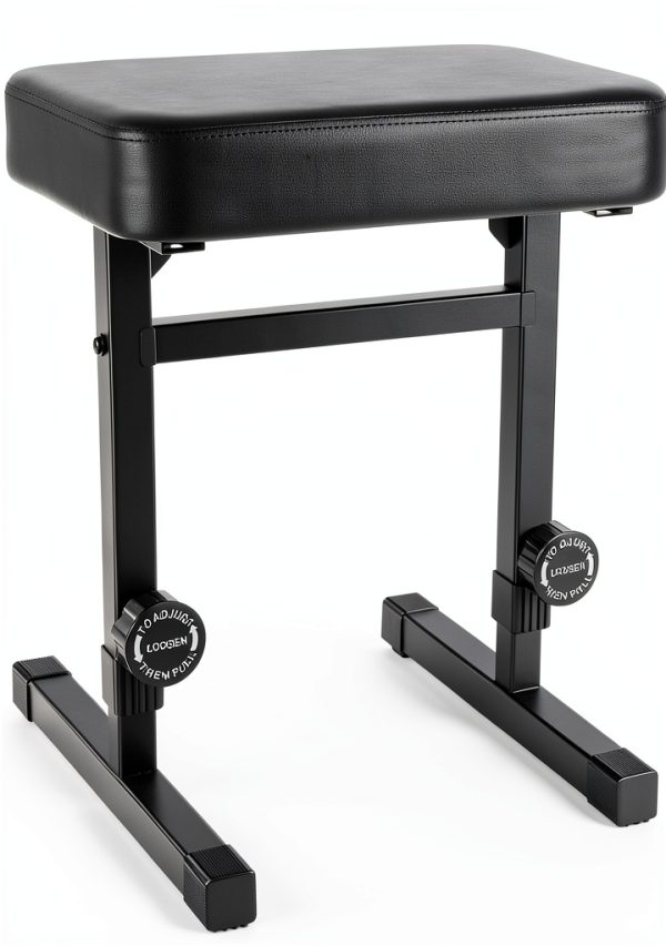 Ramzi Modern Acacia Piano Bench for Musicians-0