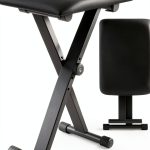 FKEBGDSU Keyboard Bench Black Metal-0