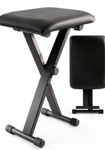 FKEBGDSU Keyboard Bench Black Metal-0
