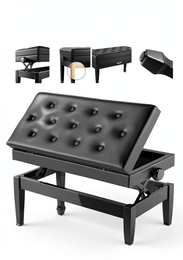 Donner Adjustable Piano Bench for Musicians-2