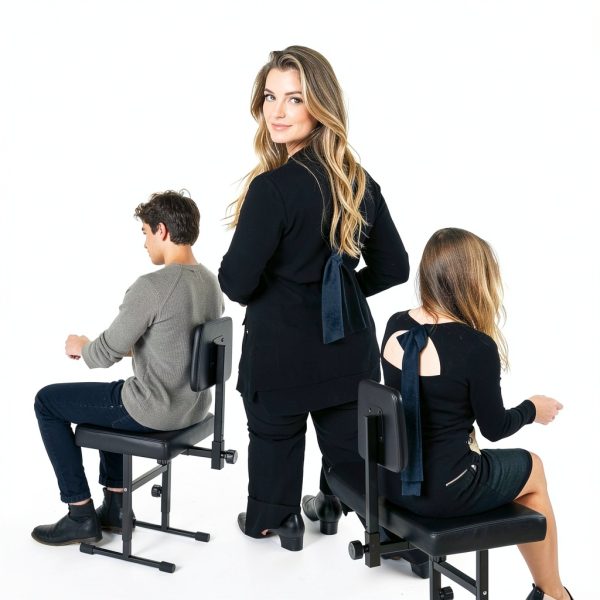 GLEAM Keyboard Bench Black Thick Padding-5
