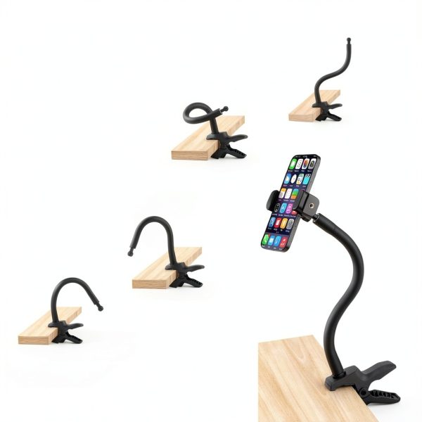 Phone Holder by Mippko Sturdy Clamp Cell Phone Mount-3