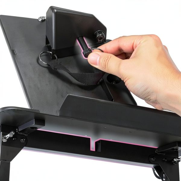 Liquid Stands Keyboard Bench Black Natural/Unfinished-4